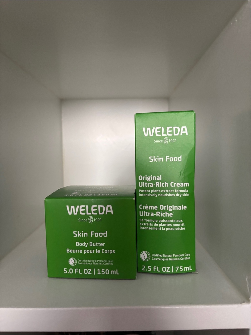 Weleda Skin Food 2 pack New in Box